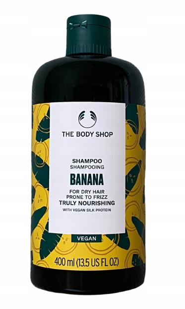 szampon do włosów banan the body shop