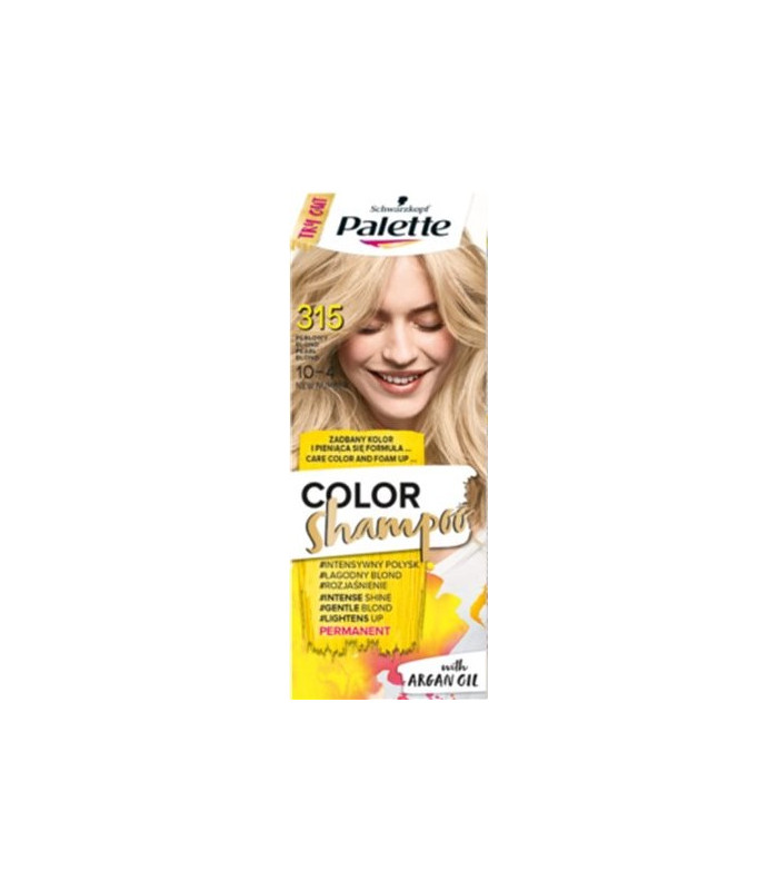 perłowy blond szampon koloryzujący palette