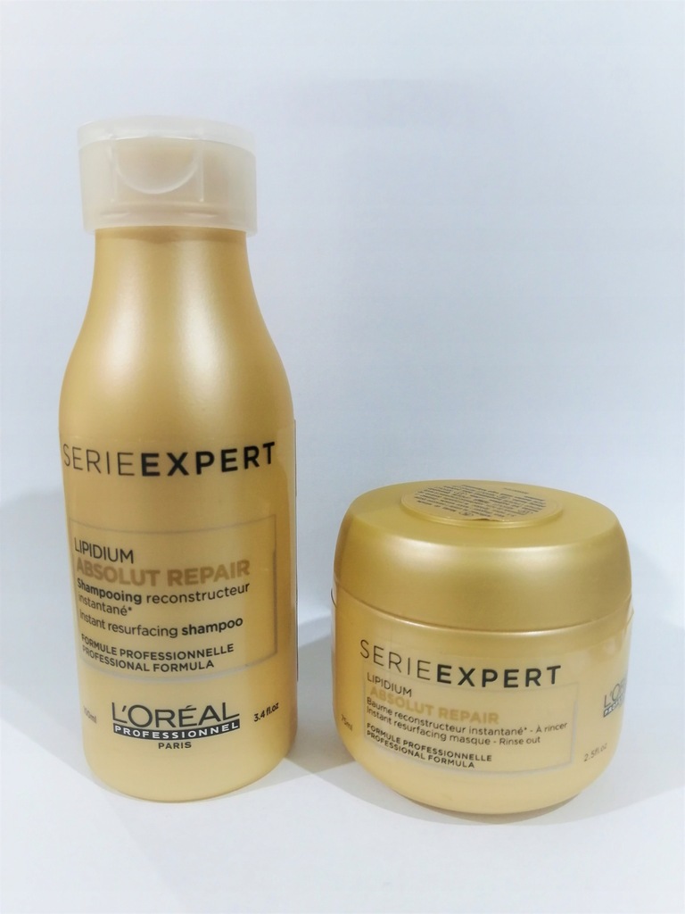 loreal absolut repair lipidium zestaw szampon 100ml maska 75ml