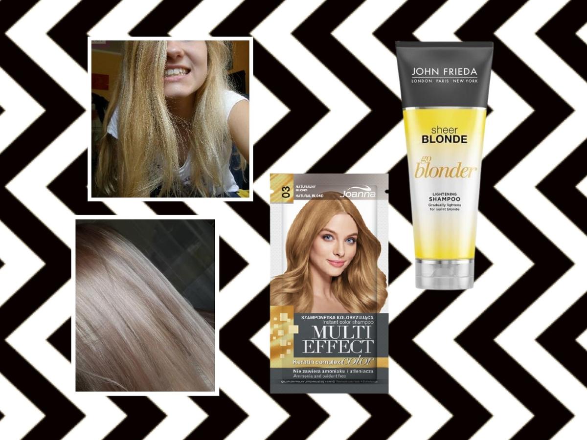 szampon koloryzujacy sloneczny blond efekt