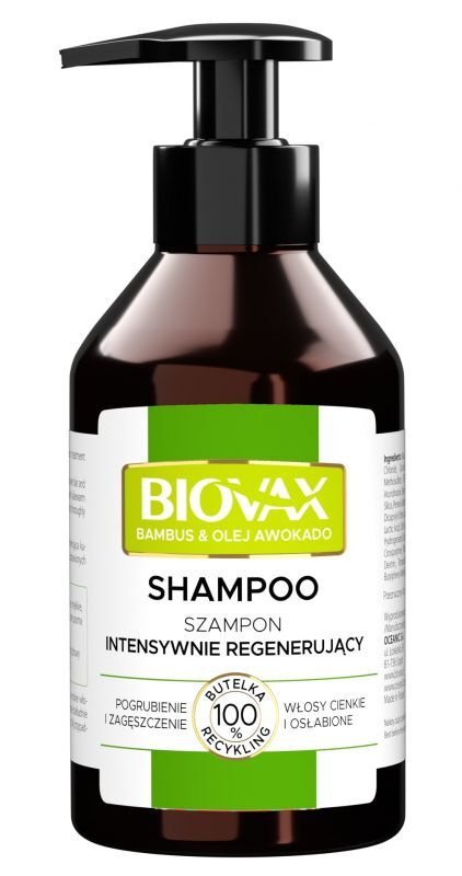 intensywnie regenerujący szampon biovax