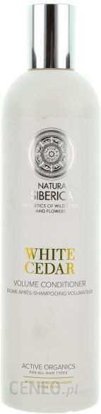 natura siberica szampon zwiększający objętość white cedar 400ml