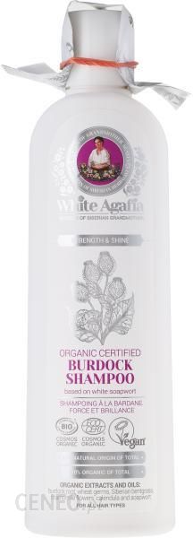 white agafia szampon łopianowy