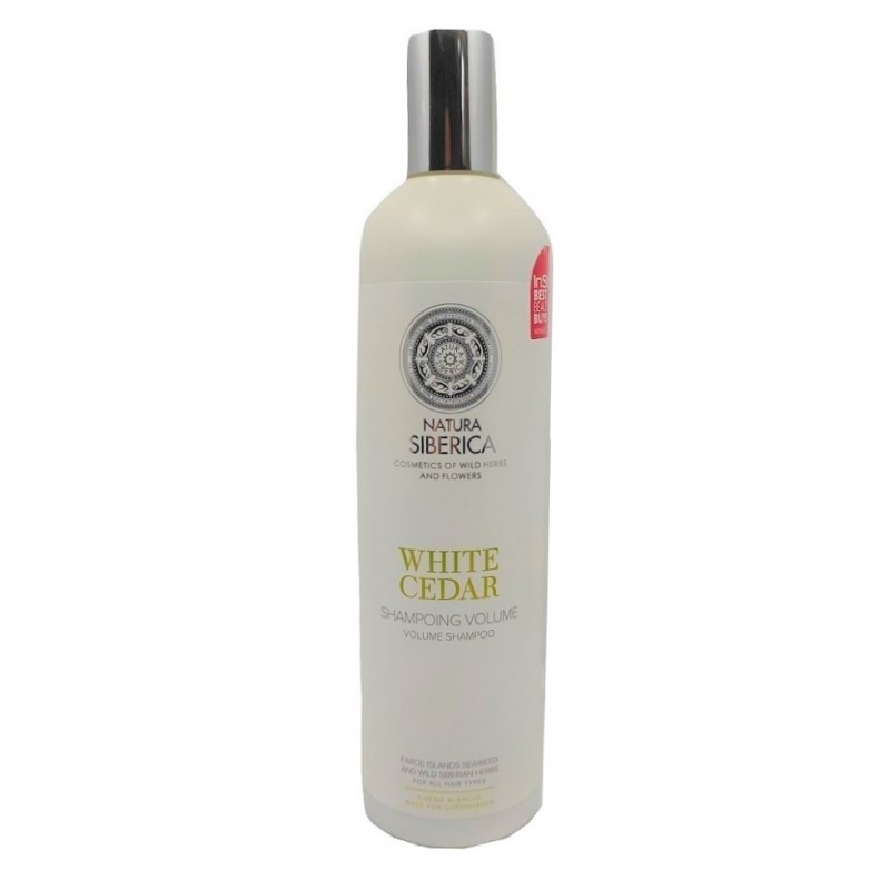 natura siberica szampon zwiększający objętość white cedar 400ml