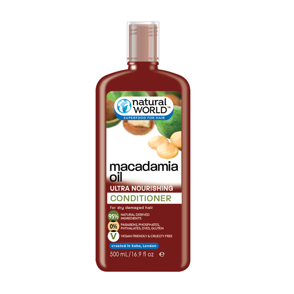 natural world macadamia oil olejek do włosów opinie