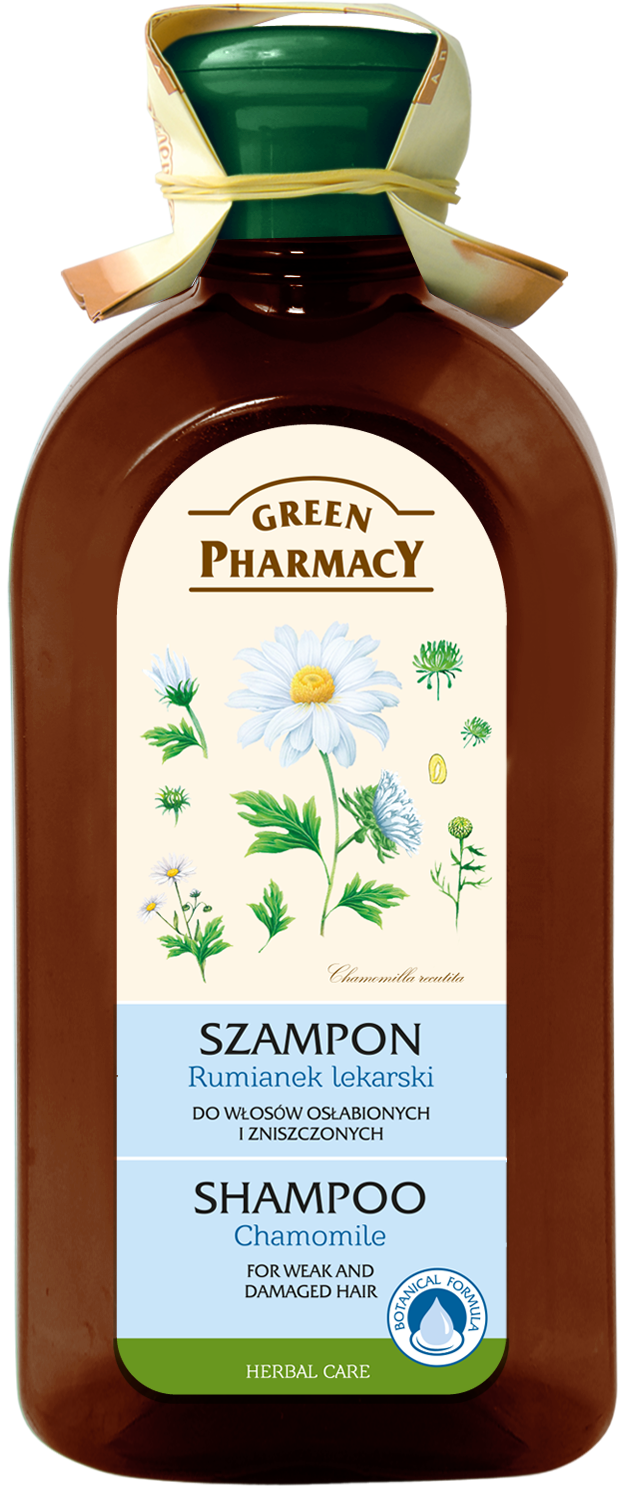 green pharmacy żeń-szeń 350ml szampon do włosów tłustych